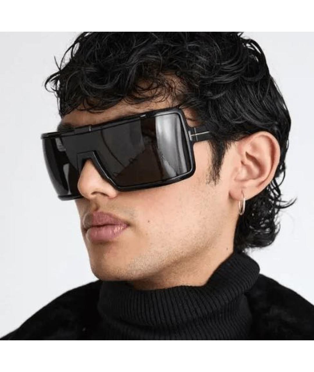 TOM FORD Черные пластиковые солнцезащитные очки, фото 2