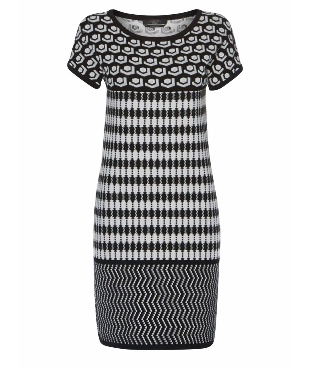 WEEKEND MAX MARA Черное вискозное повседневное платье, фото 1