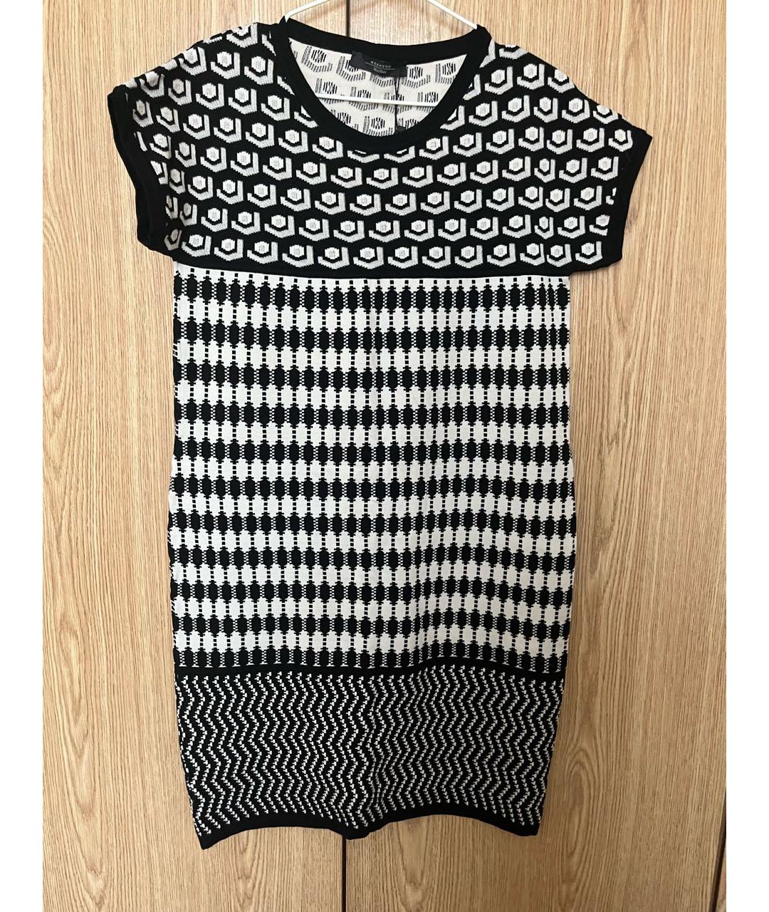 WEEKEND MAX MARA Черное вискозное повседневное платье, фото 2