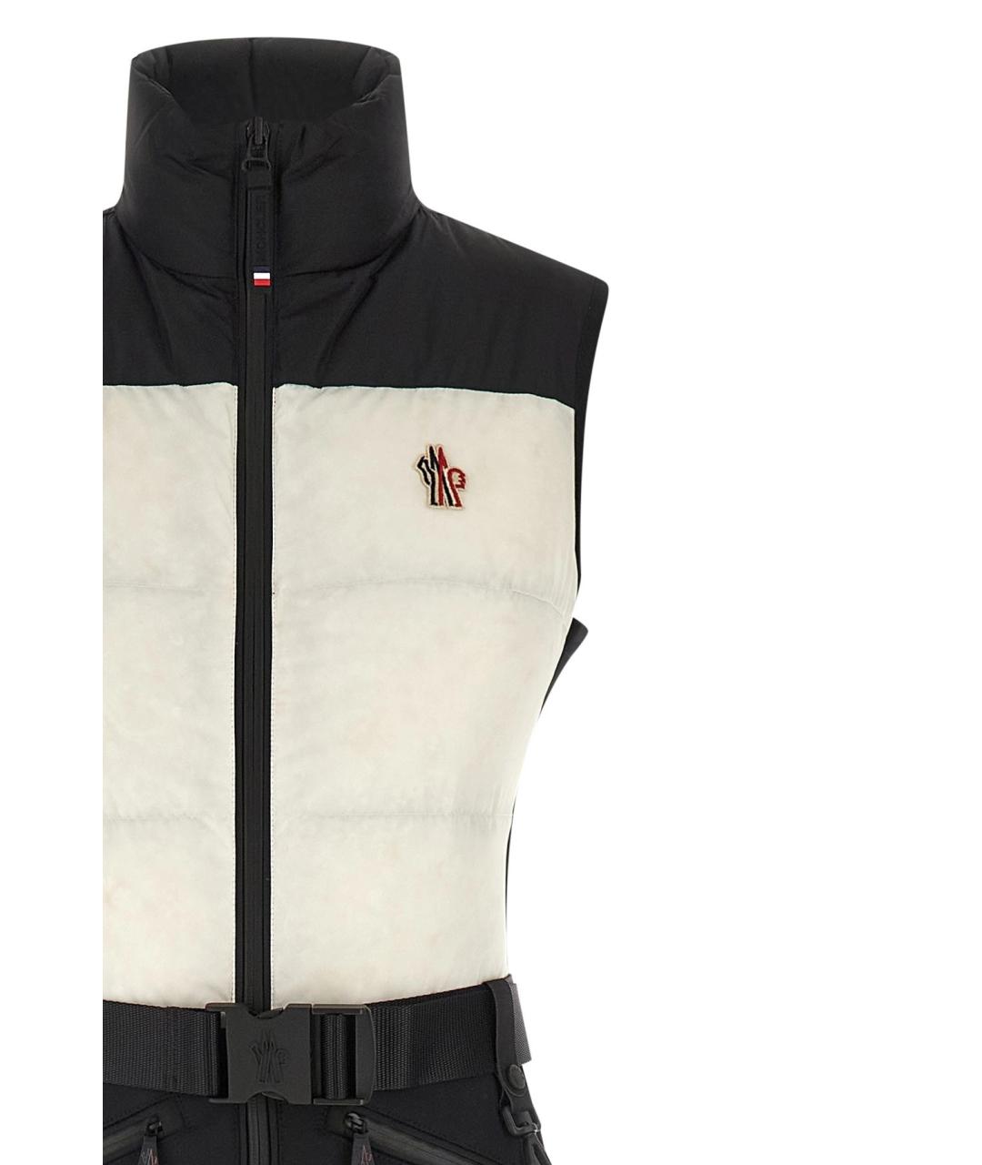 MONCLER Черный полиэстеровый комбинезон, фото 3