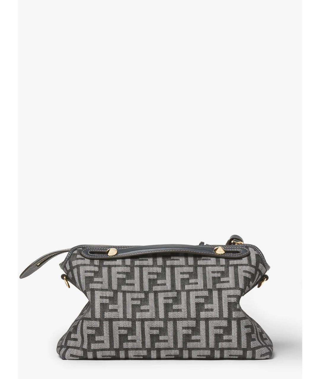 FENDI Синяя деним сумка тоут, фото 4