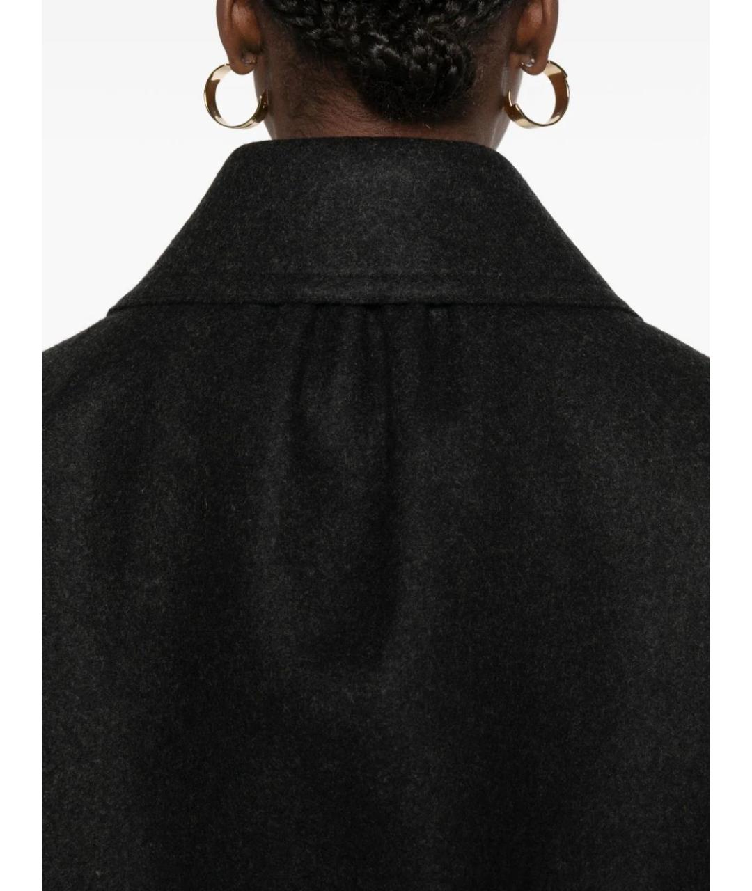 FENDI Серое вискозное пальто, фото 5