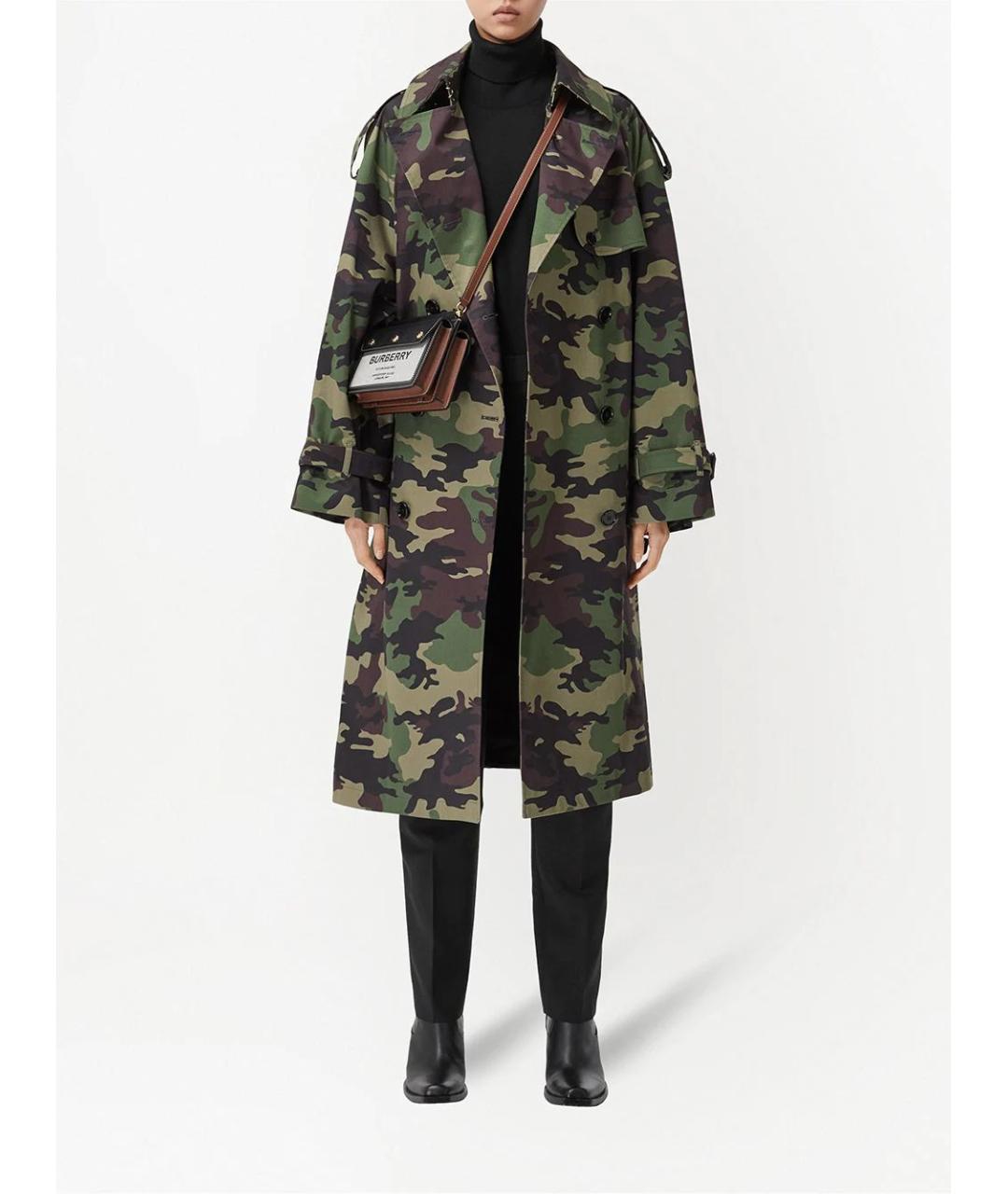 BURBERRY Черная кожаная сумка через плечо, фото 8