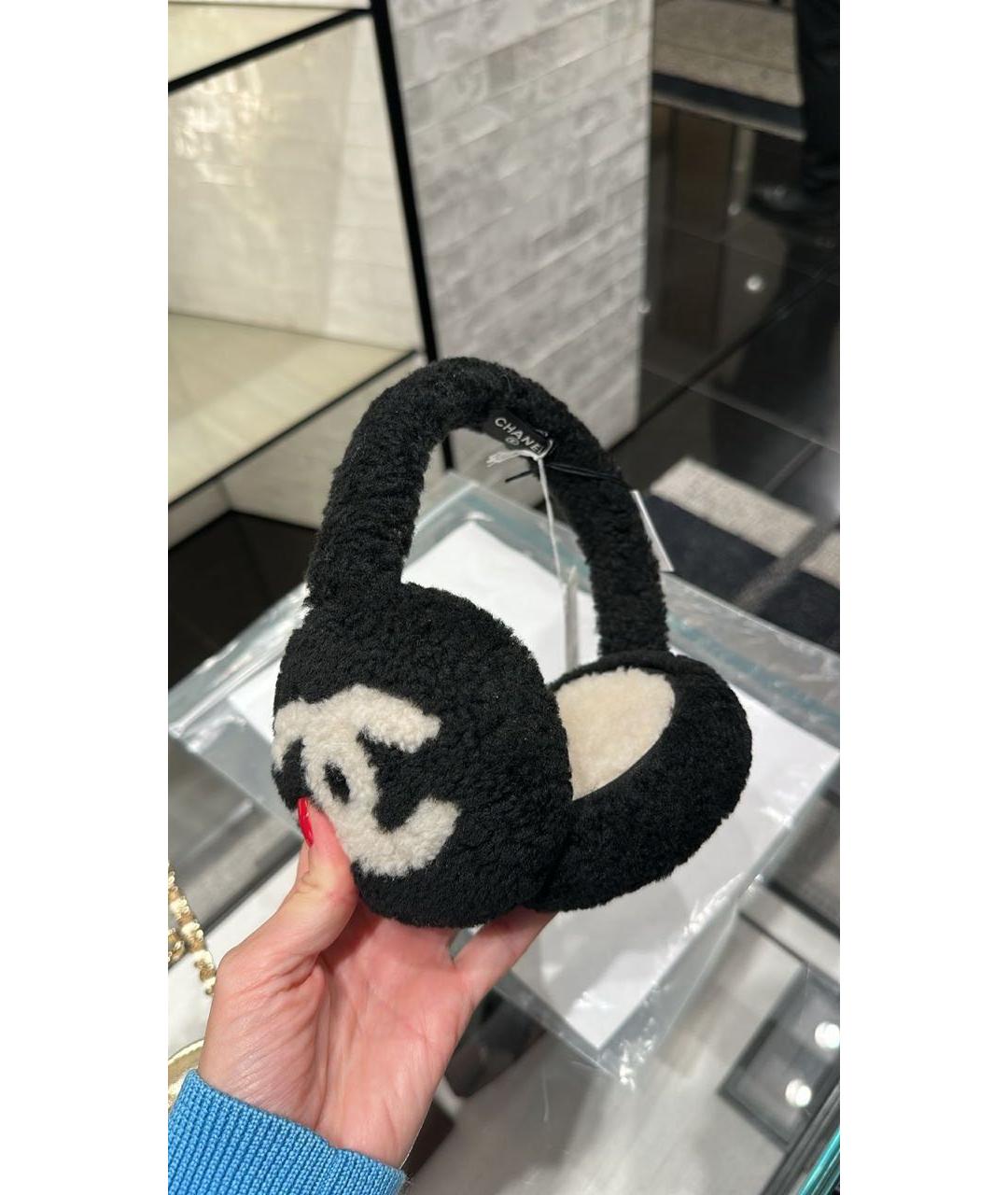 CHANEL Черные наушники, фото 3