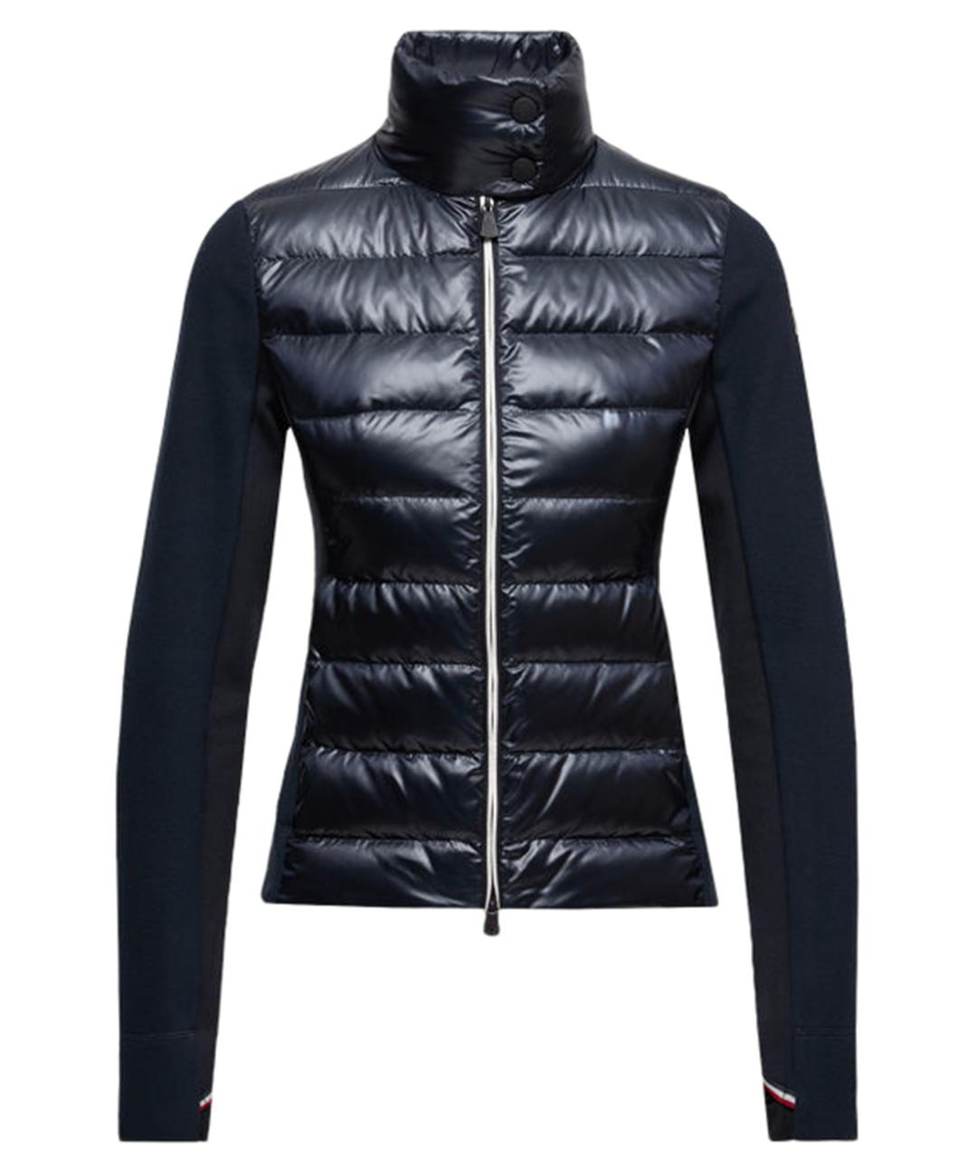MONCLER Синий полиэстеровый кардиган, фото 1