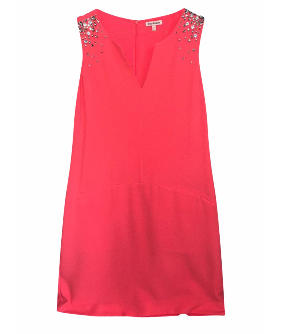 JUICY COUTURE Коралловое полиэстеровое вечернее платье, фото 1