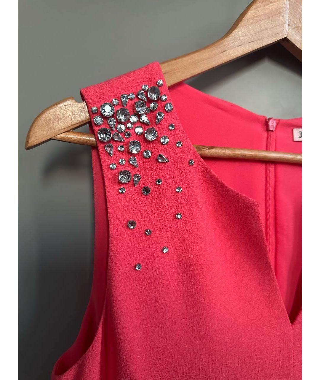 JUICY COUTURE Коралловое полиэстеровое вечернее платье, фото 3