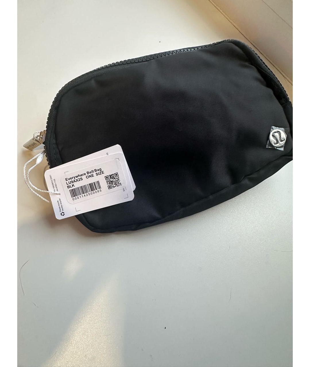 Lululemon Черная поясная сумка, фото 2