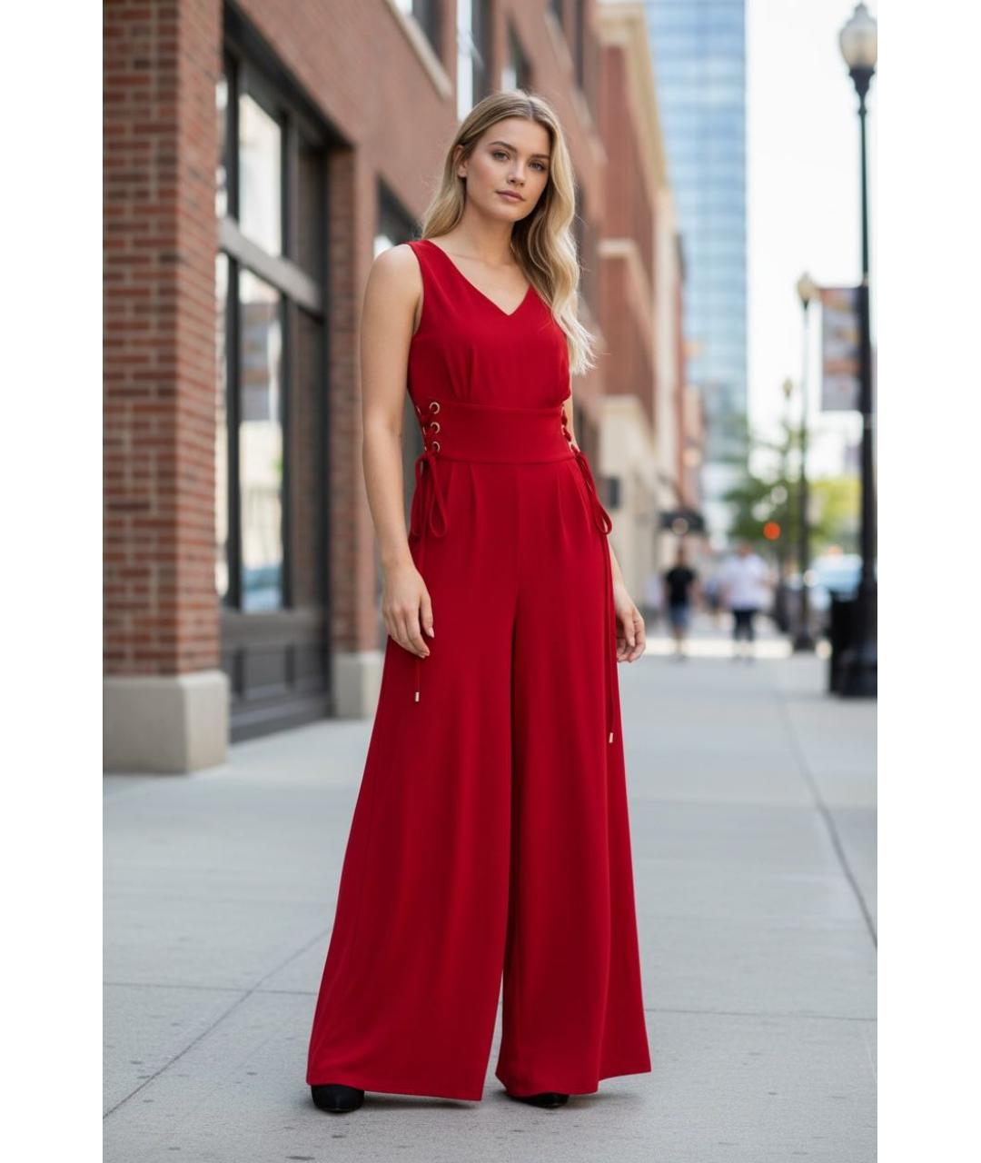 MICHAEL MICHAEL KORS Красный полиэстеровый комбинезон, фото 2