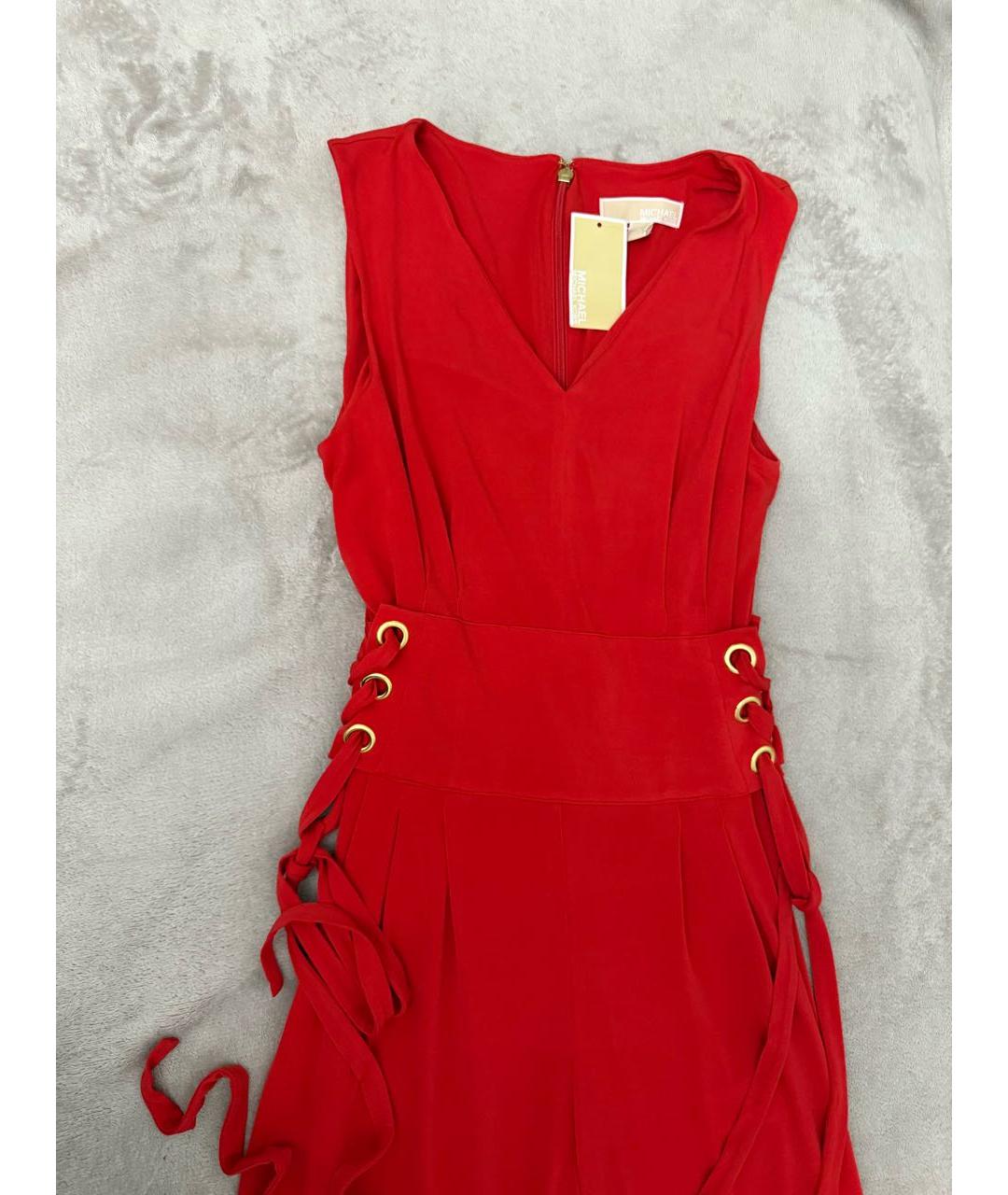 MICHAEL MICHAEL KORS Красный полиэстеровый комбинезон, фото 3