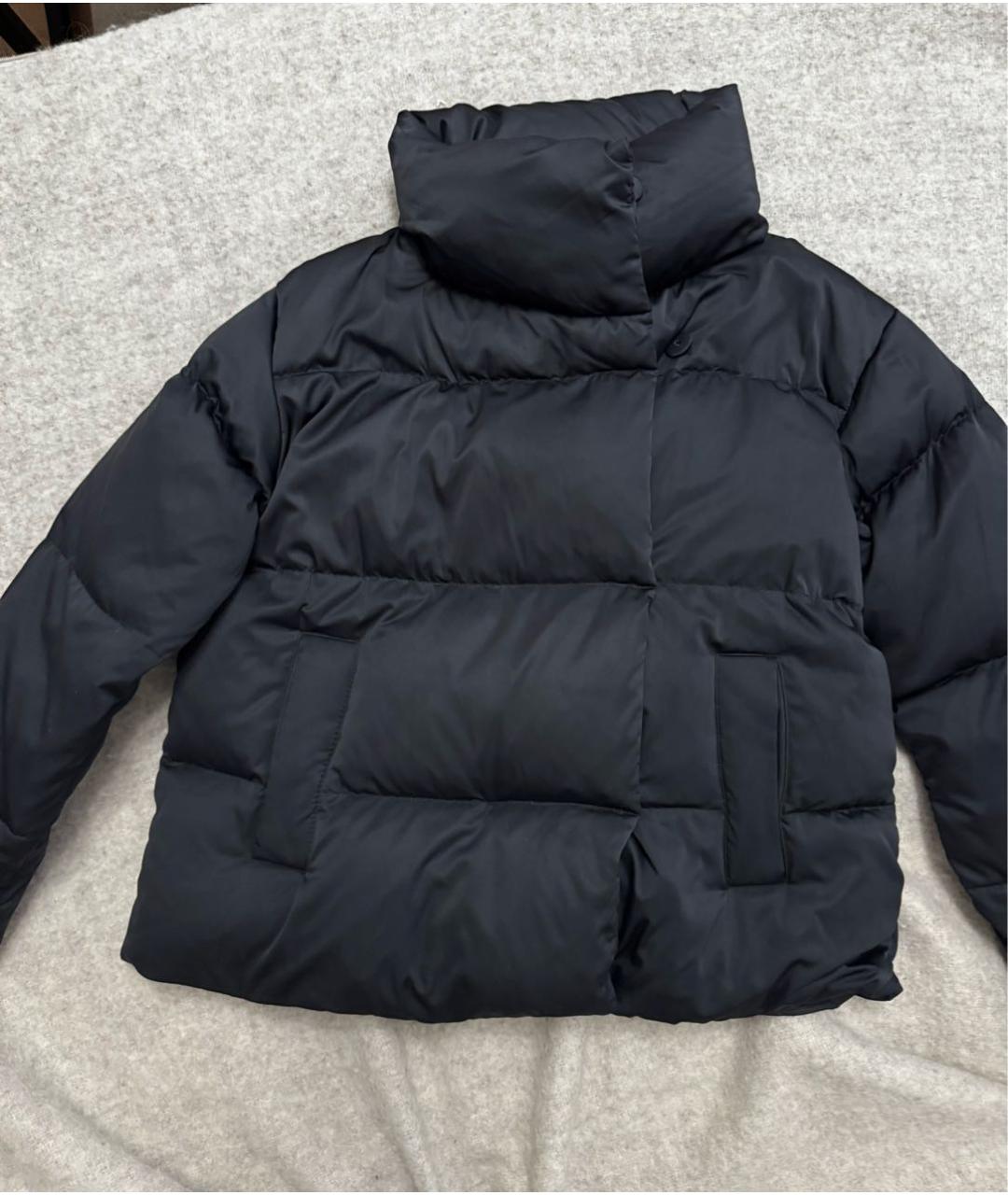 WEEKEND MAX MARA Черная полиэстеровая куртка, фото 9