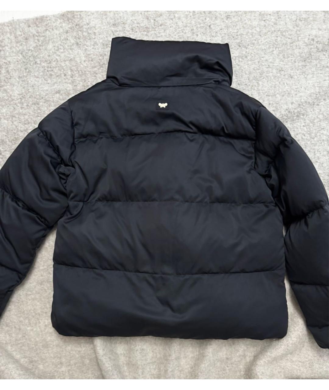 WEEKEND MAX MARA Черная полиэстеровая куртка, фото 2