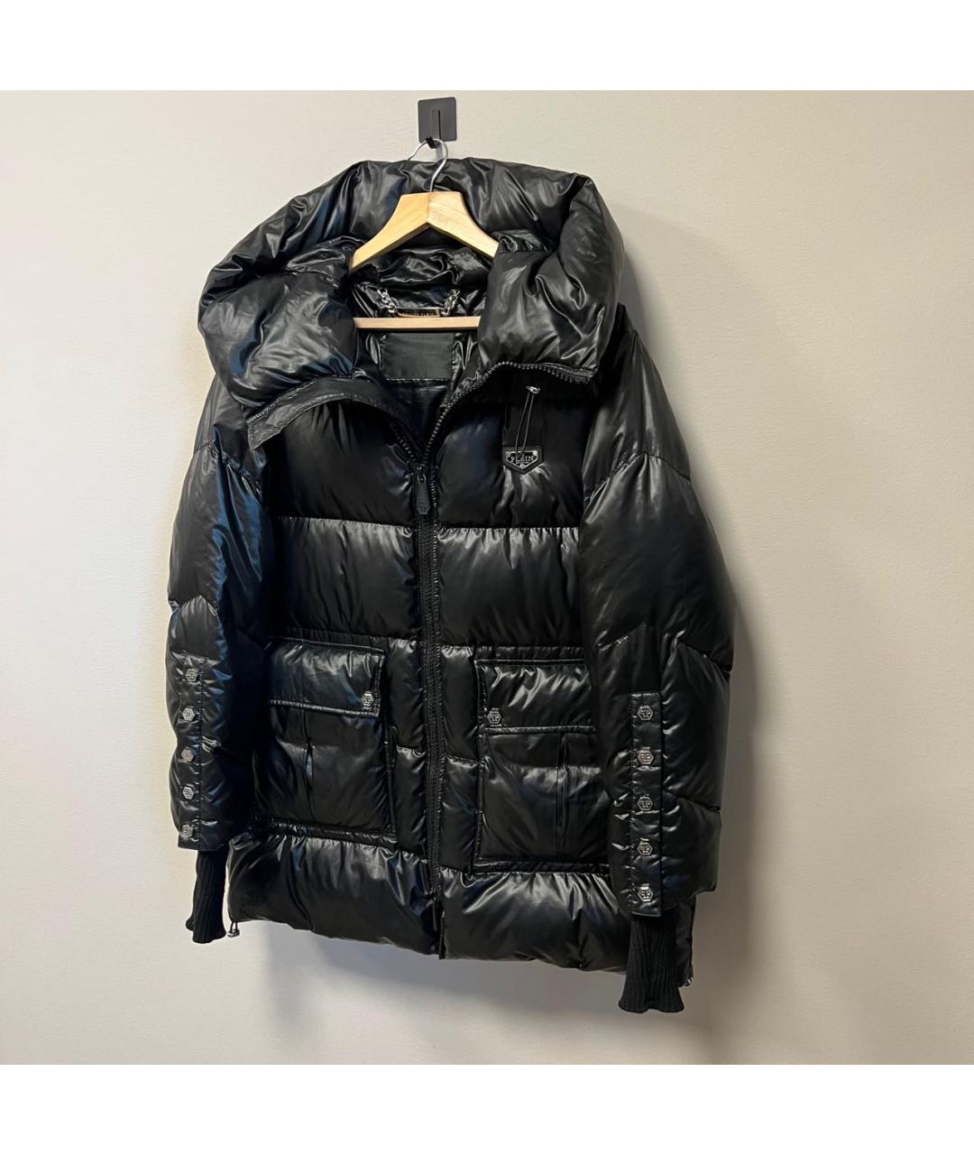 PHILIPP PLEIN Черный пуховик, фото 2