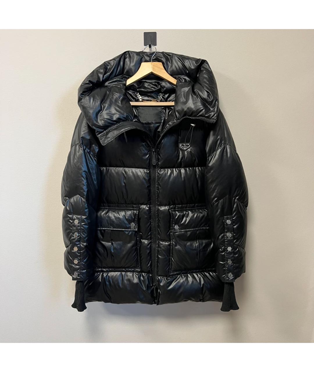 PHILIPP PLEIN Черный пуховик, фото 6