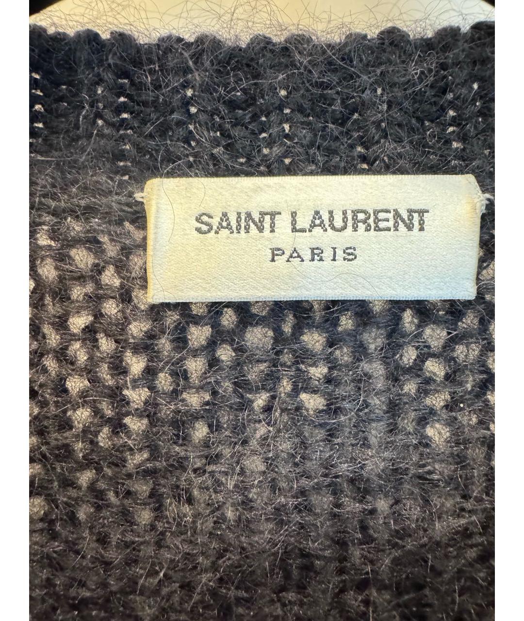 SAINT LAURENT Черный джемпер / свитер, фото 3
