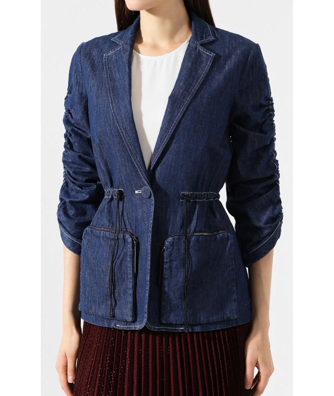 FENDI Синий деним жакет/пиджак, фото 2