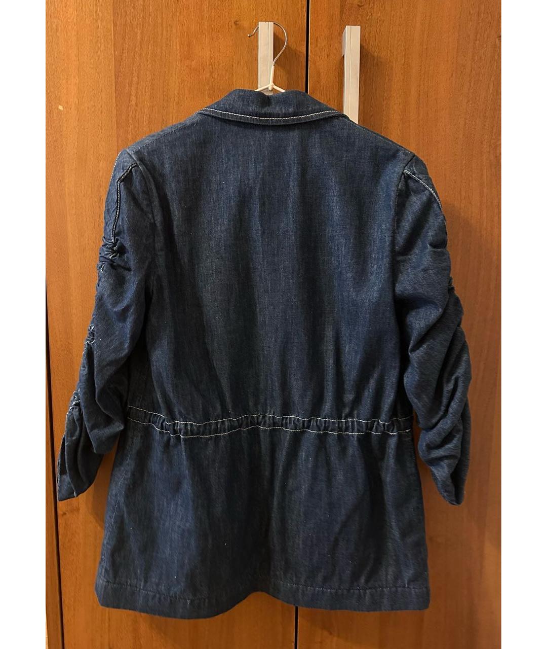 FENDI Синий деним жакет/пиджак, фото 5