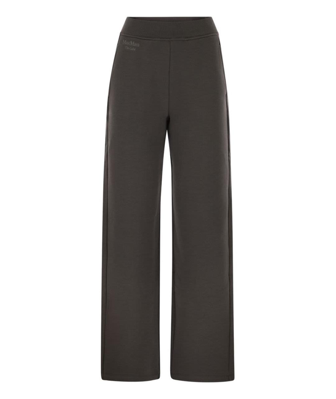 'S MAX MARA Зеленые хлопковые прямые брюки, фото 1