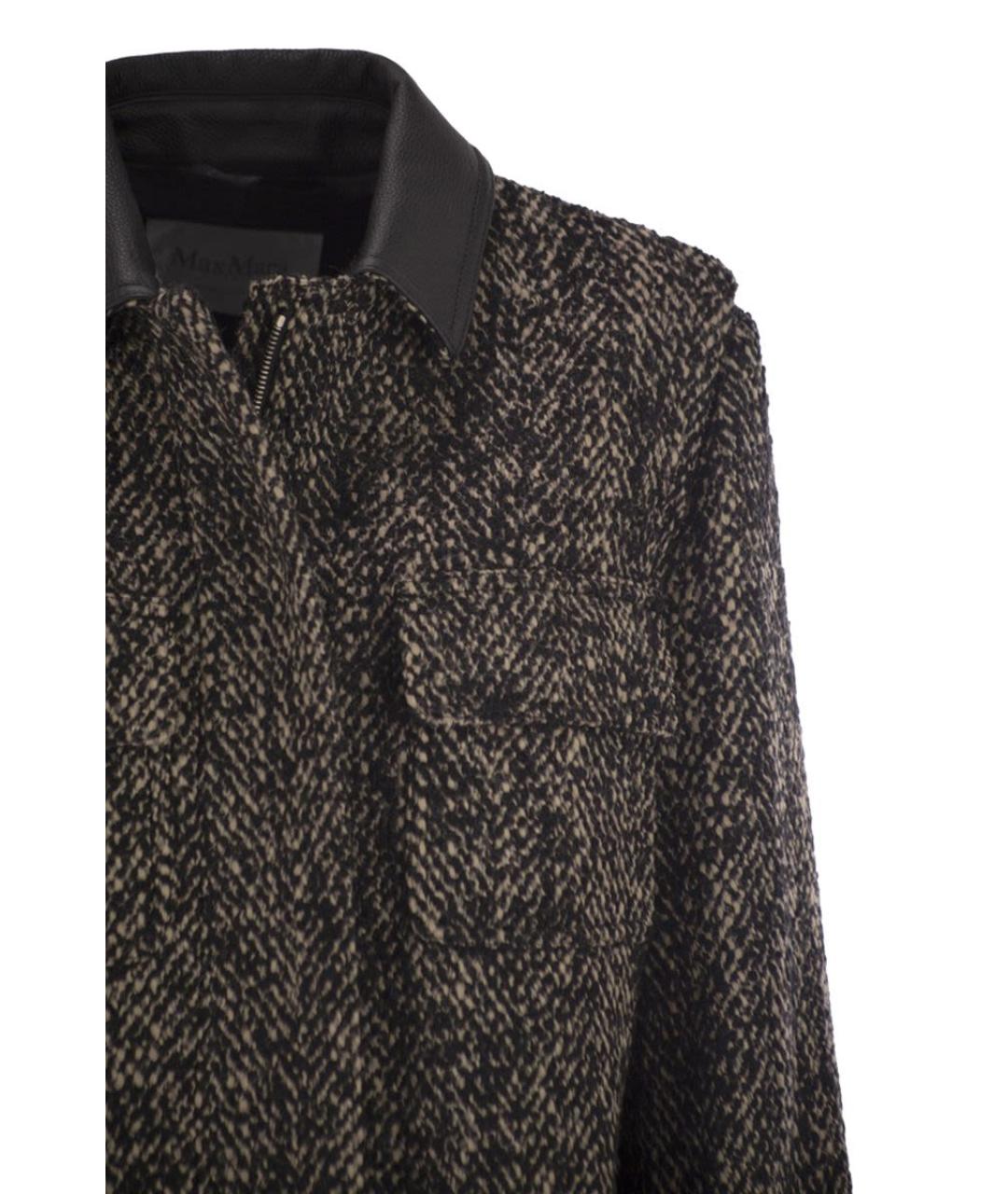 MAX MARA Коричневое шерстяное пальто, фото 3