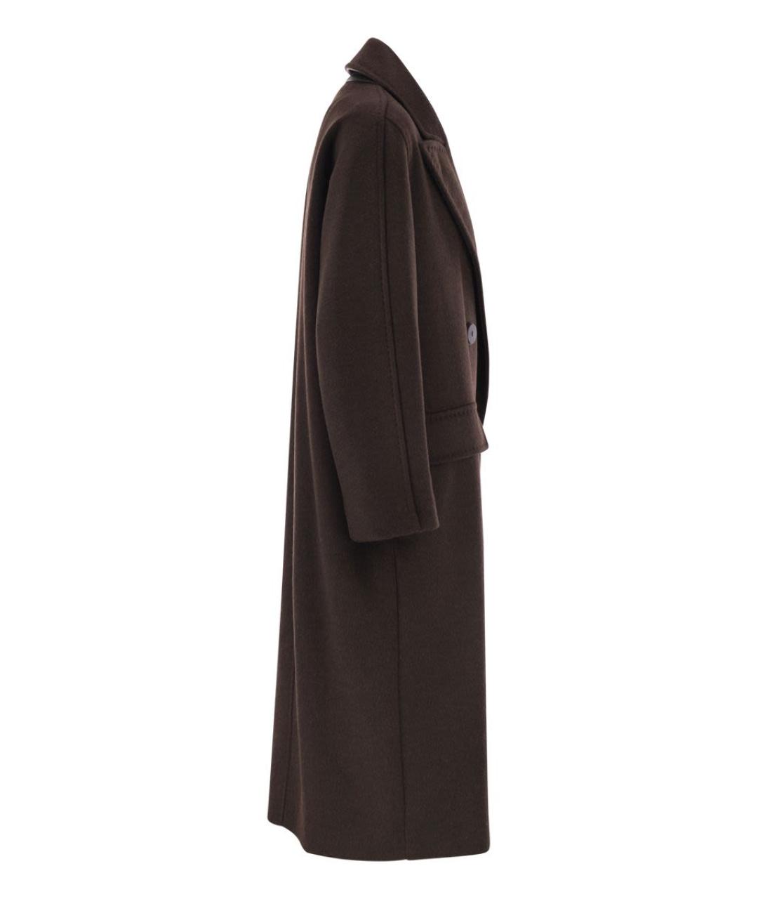 MAX MARA Коричневое кашемировое пальто, фото 3