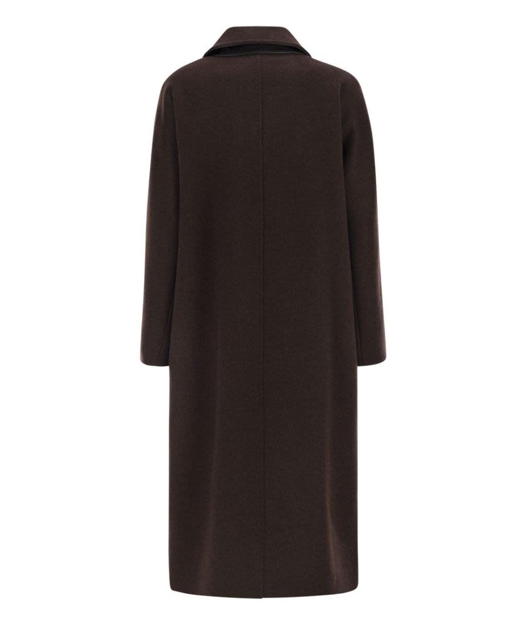 MAX MARA Коричневое кашемировое пальто, фото 2