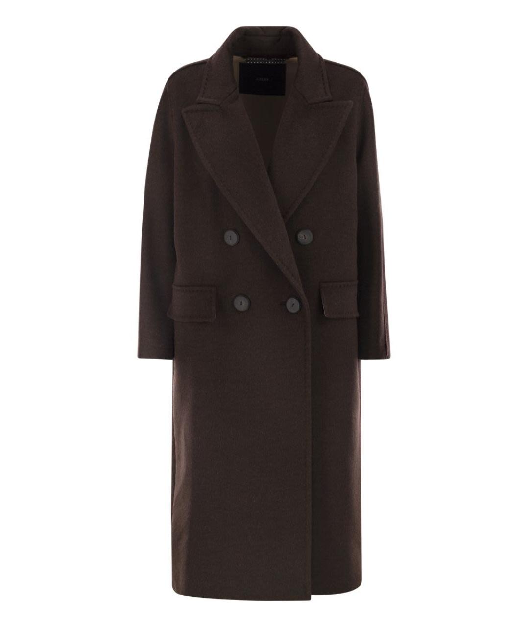 MAX MARA Коричневое кашемировое пальто, фото 1