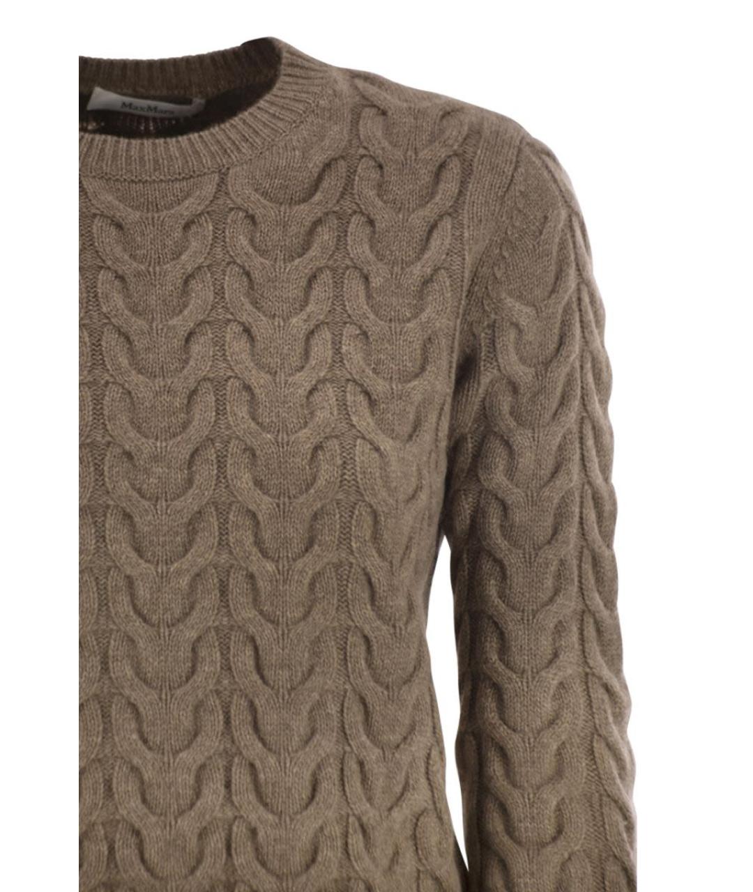 MAX MARA Бежевый кашемировый джемпер / свитер, фото 4