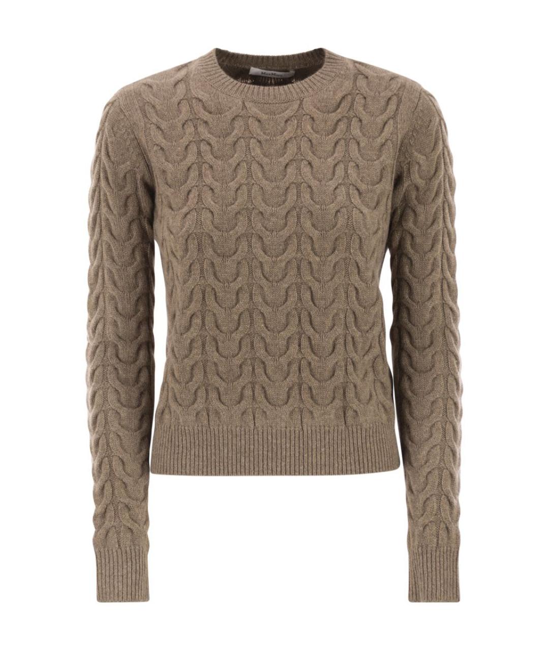 MAX MARA Бежевый кашемировый джемпер / свитер, фото 1