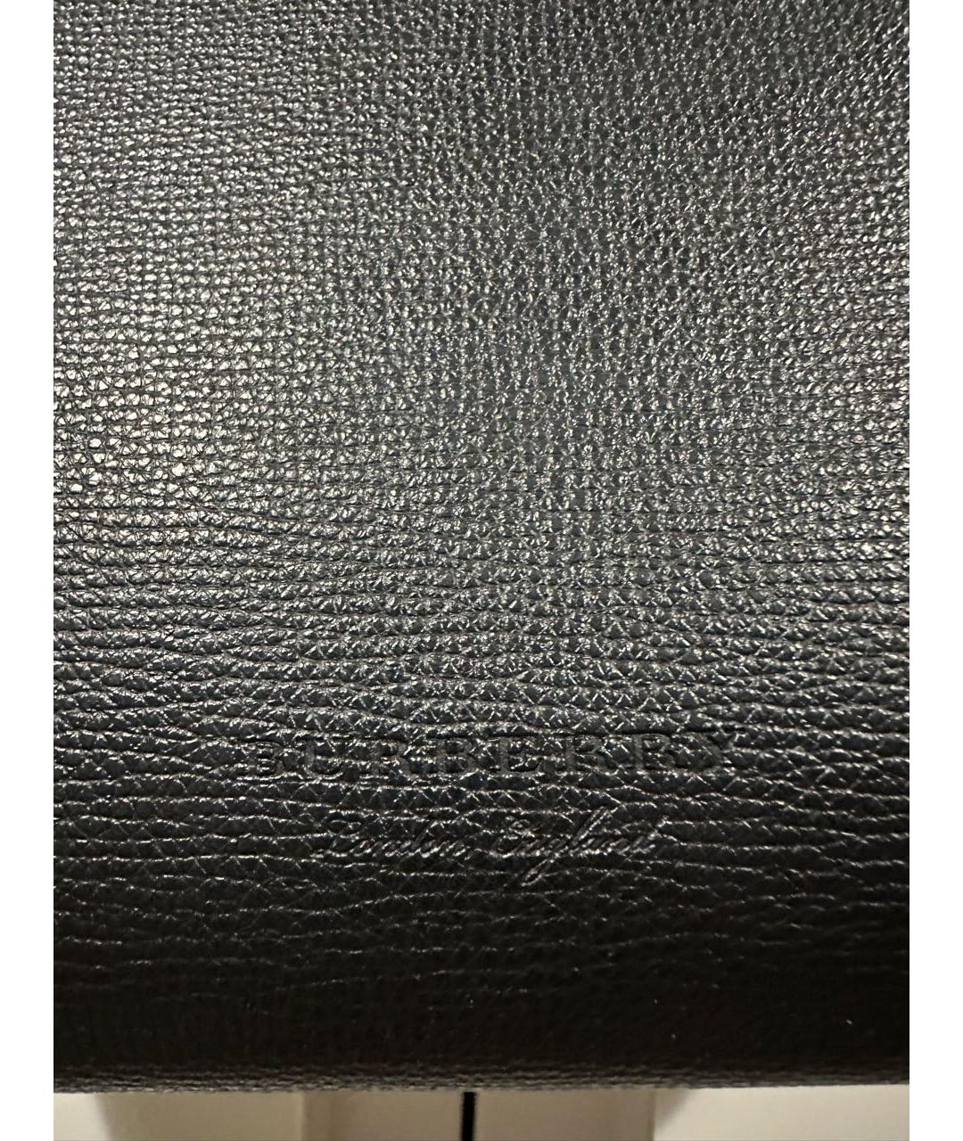 BURBERRY Черная сумка тоут, фото 5