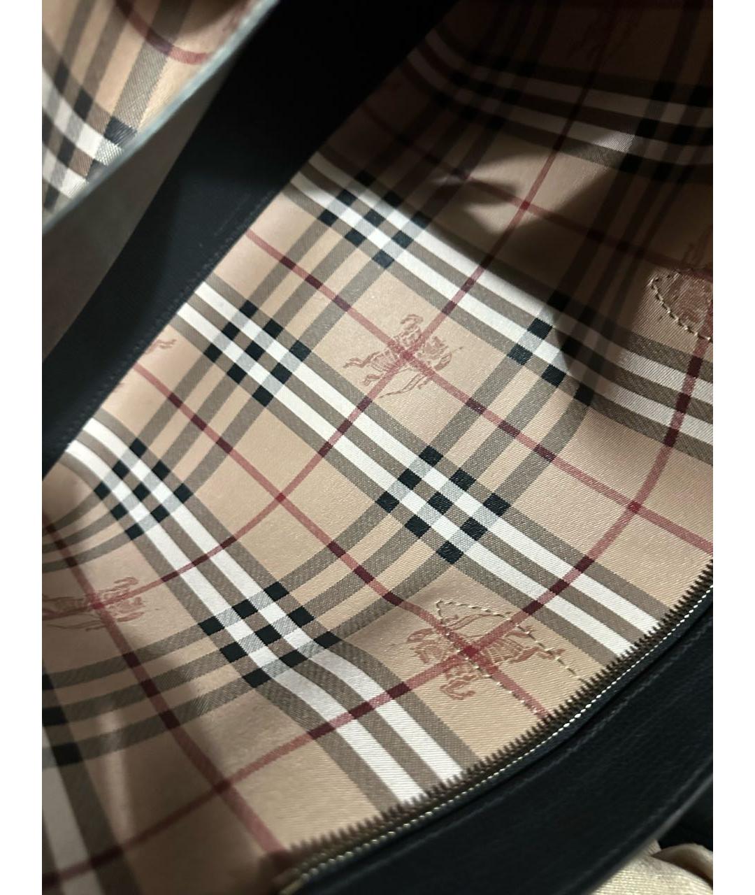BURBERRY Черная сумка тоут, фото 8
