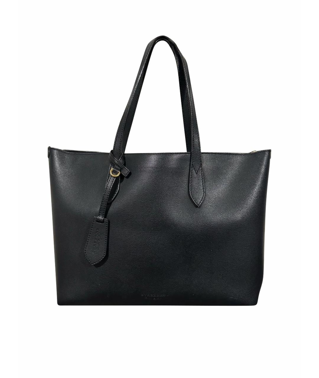 BURBERRY Черная сумка тоут, фото 1
