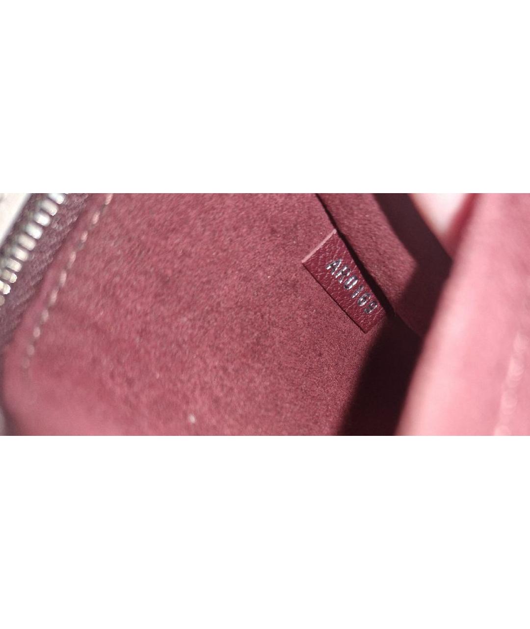 LOUIS VUITTON Бежевая кожаная сумка тоут, фото 5