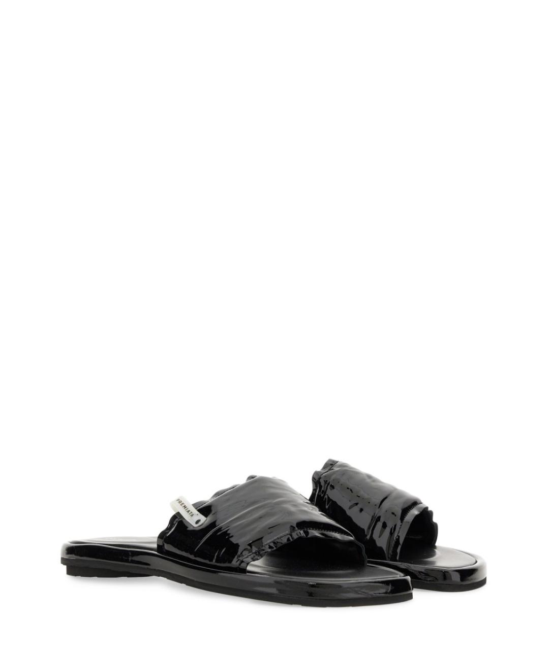 PREMIATA Черные кожаные сандалии, фото 2