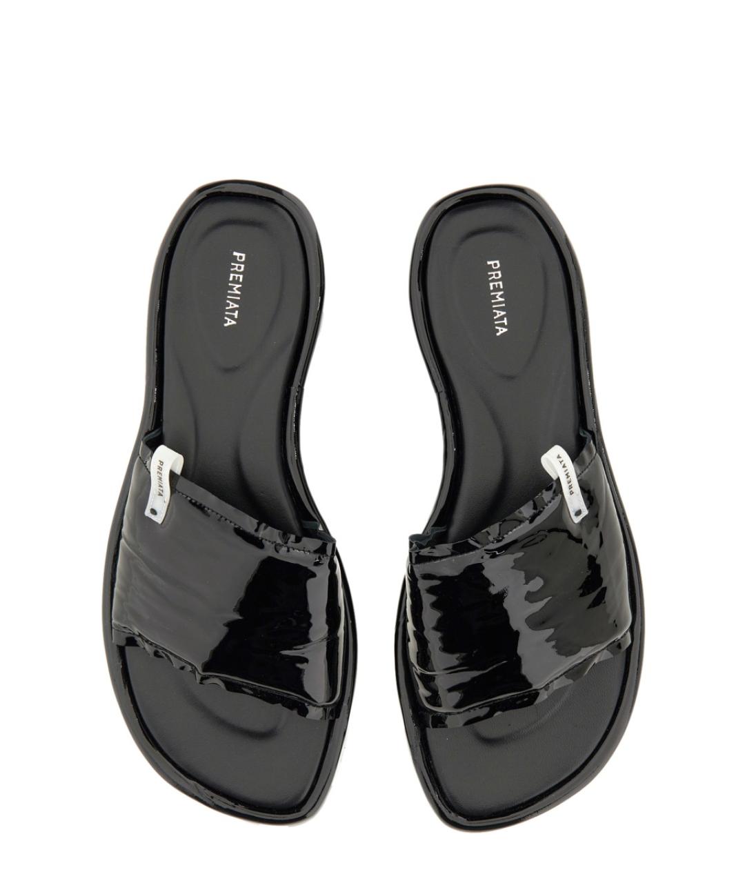 PREMIATA Черные кожаные сандалии, фото 4