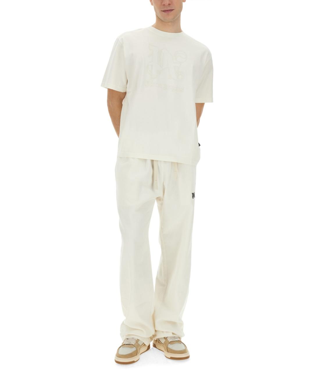 PALM ANGELS Белый хлопковый спортивный костюм, фото 3