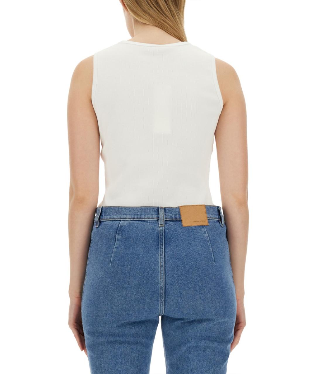 MAGDA BUTRYM Белая хлопковая майка, фото 3