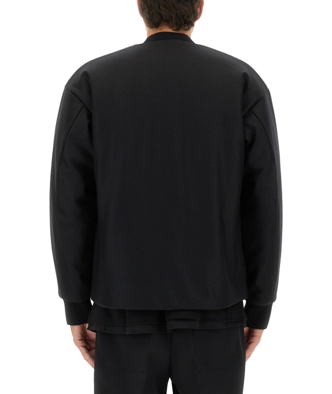 JIL SANDER Черная шерстяная куртка, фото 4