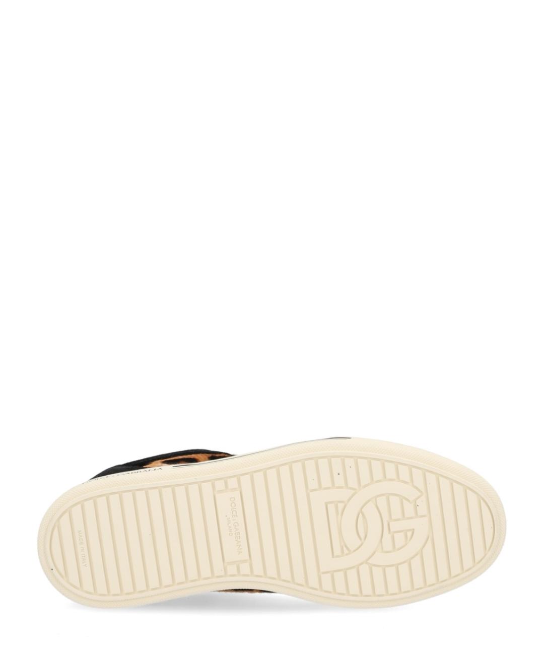 DOLCE&GABBANA Мульти кожаные кроссовки, фото 6