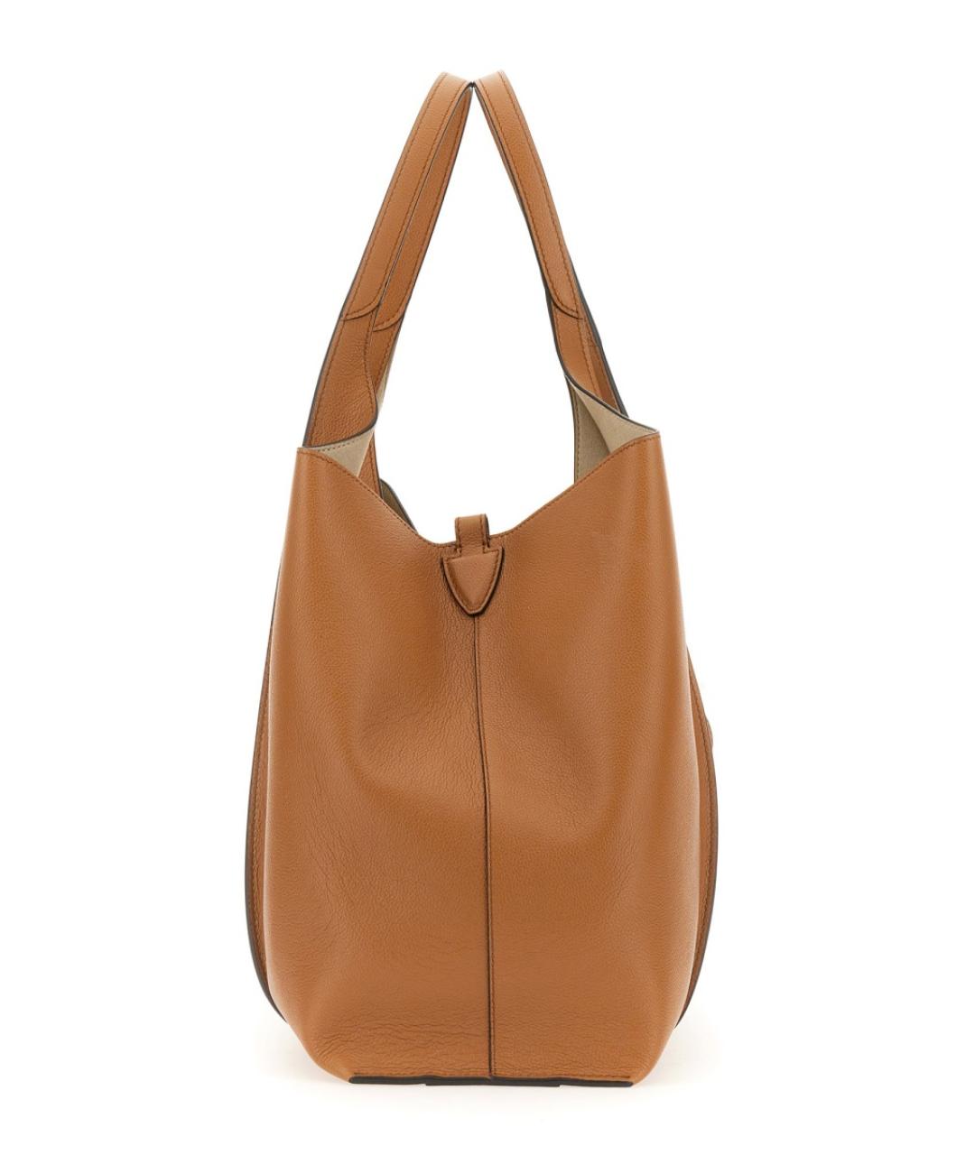 TOD'S Коричневая кожаная сумка через плечо, фото 3