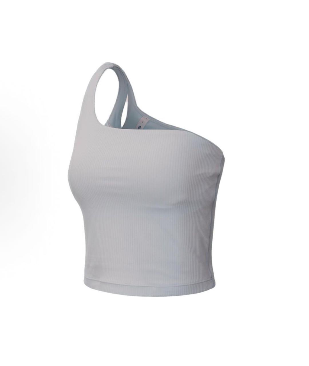 Lululemon Серая полиамидовая майка, фото 2