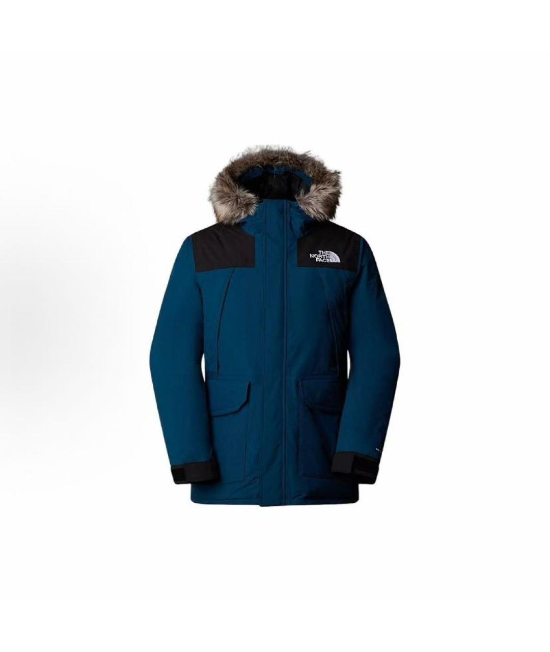 THE NORTH FACE Темно-синяя полиэстеровая парка, фото 7