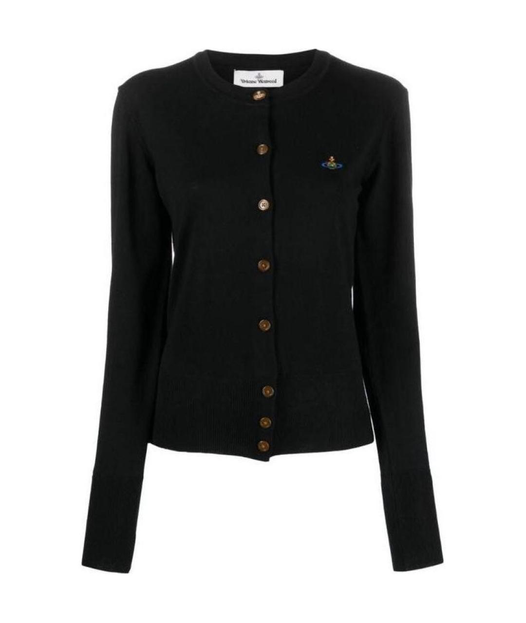 VIVIENNE WESTWOOD Черный шерстяной кардиган, фото 1