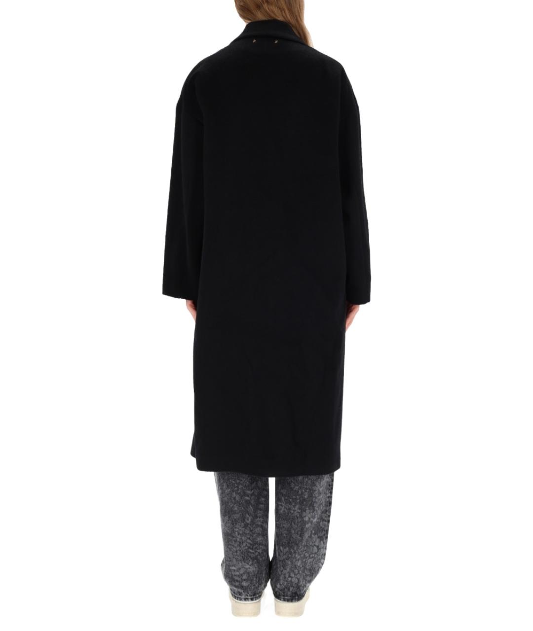GOLDEN GOOSE DELUXE BRAND Черный шерстяной тренч/плащ, фото 4