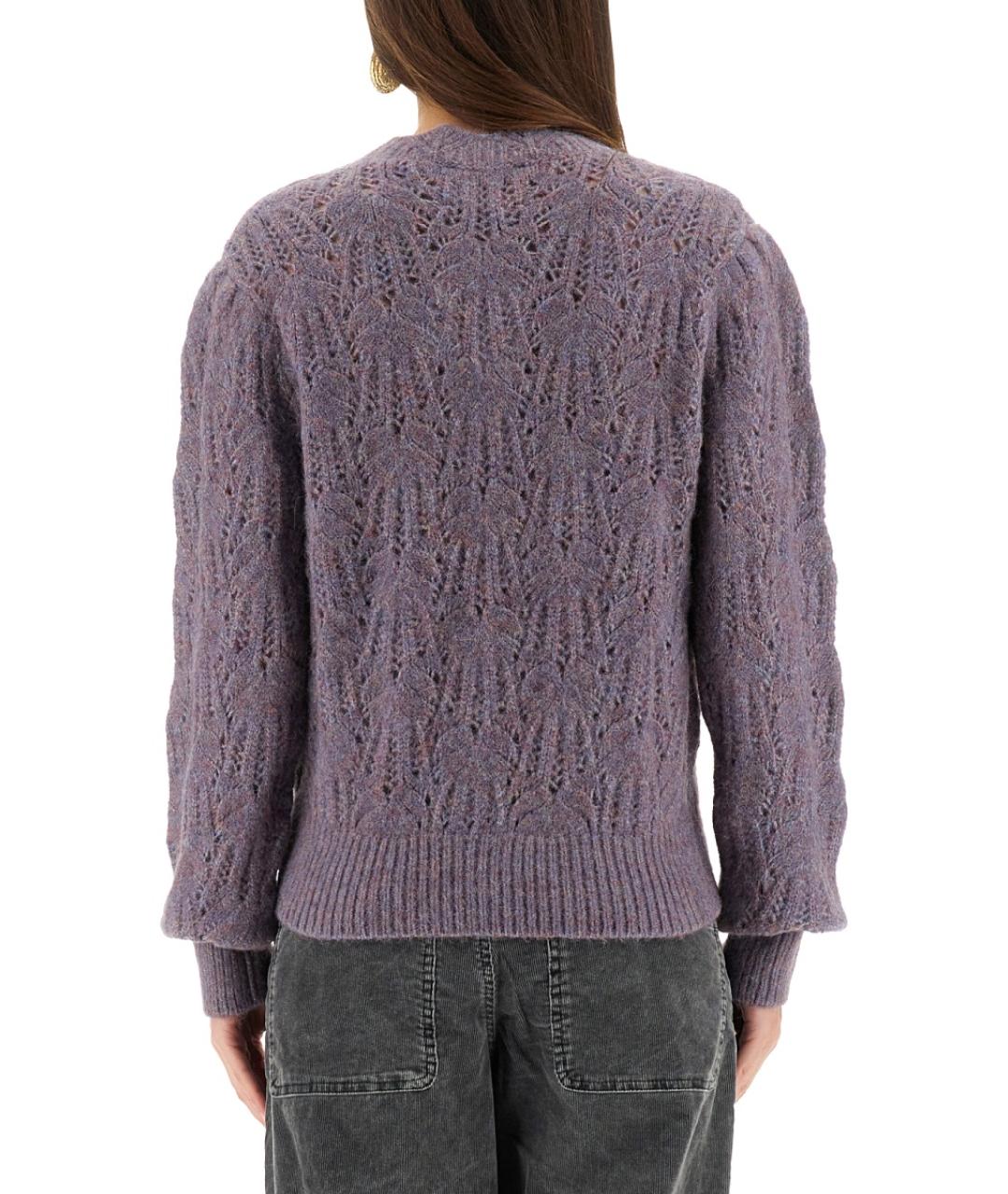 ISABEL MARANT ETOILE Фиолетовый шерстяной джемпер / свитер, фото 4