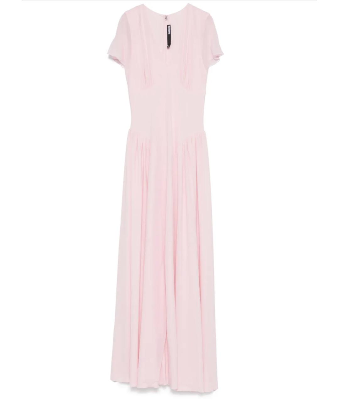 ROTATE Розовое полиэстеровое повседневное платье, фото 6