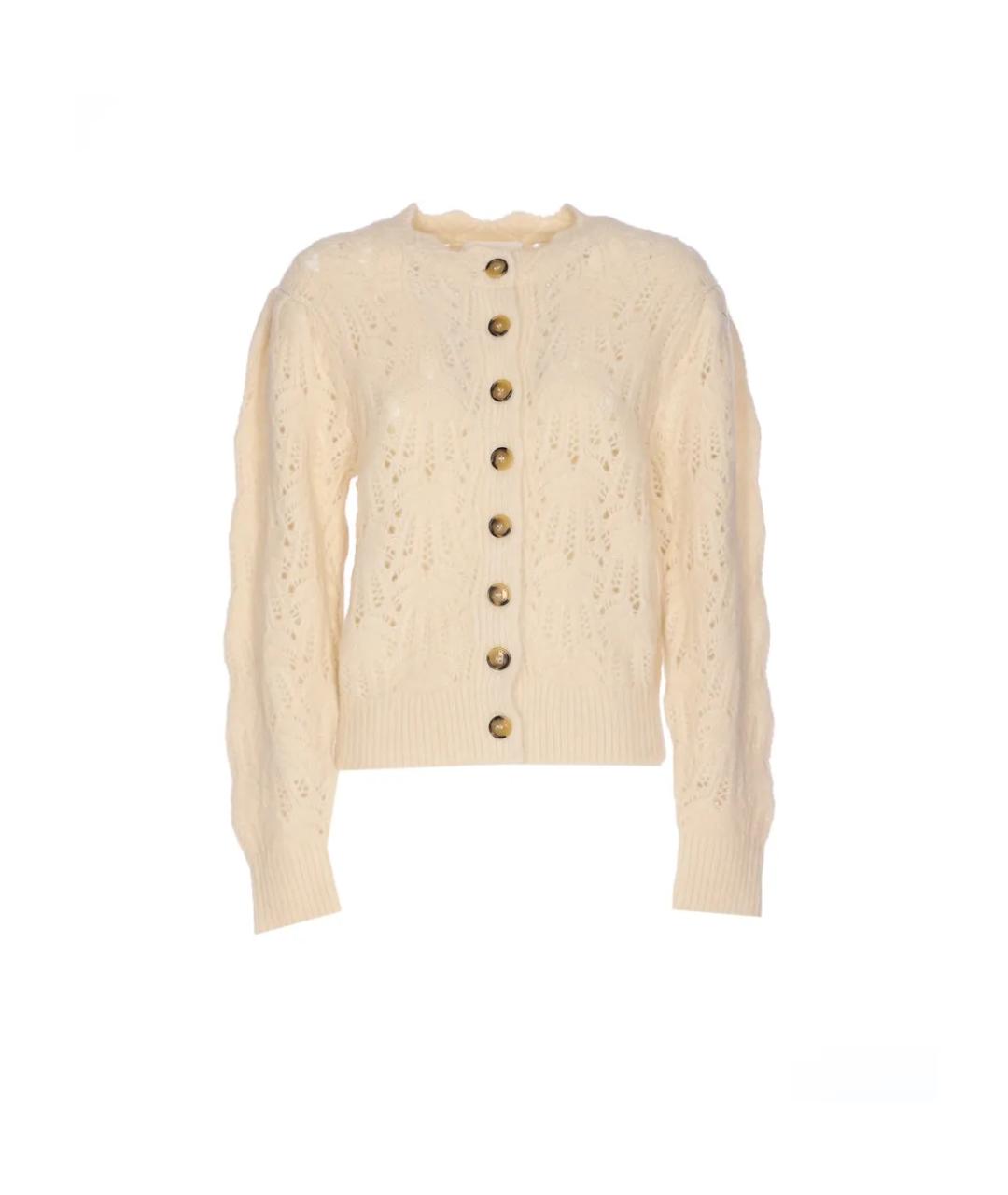 ISABEL MARANT ETOILE Белый шерстяной джемпер / свитер, фото 1