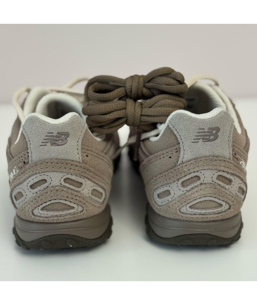 NEW BALANCE Коричневые замшевые кроссовки, фото 3