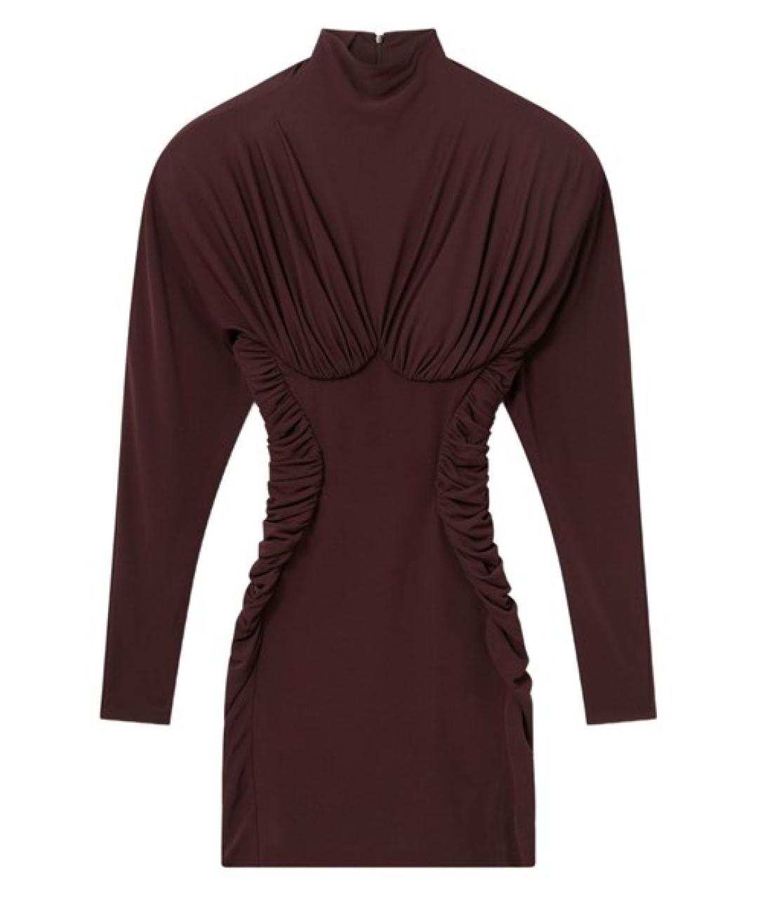 STELLA MCCARTNEY Коричневое вискозное вечернее платье, фото 1