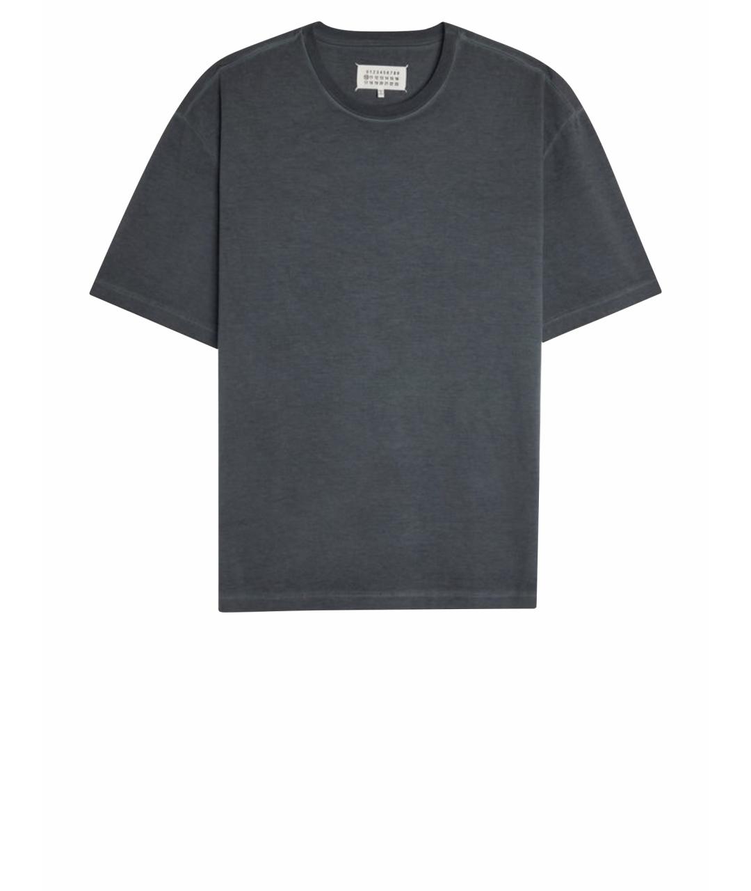 MAISON MARGIELA Серая хлопковая футболка, фото 1