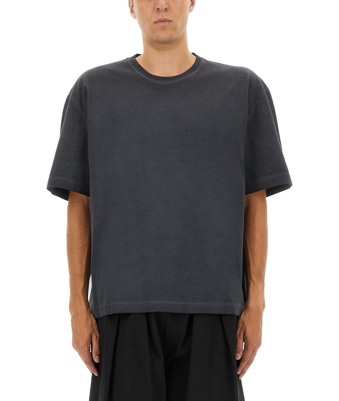 MAISON MARGIELA Серая хлопковая футболка, фото 2